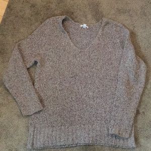 Croft&Barrow Brown Knit Sweater